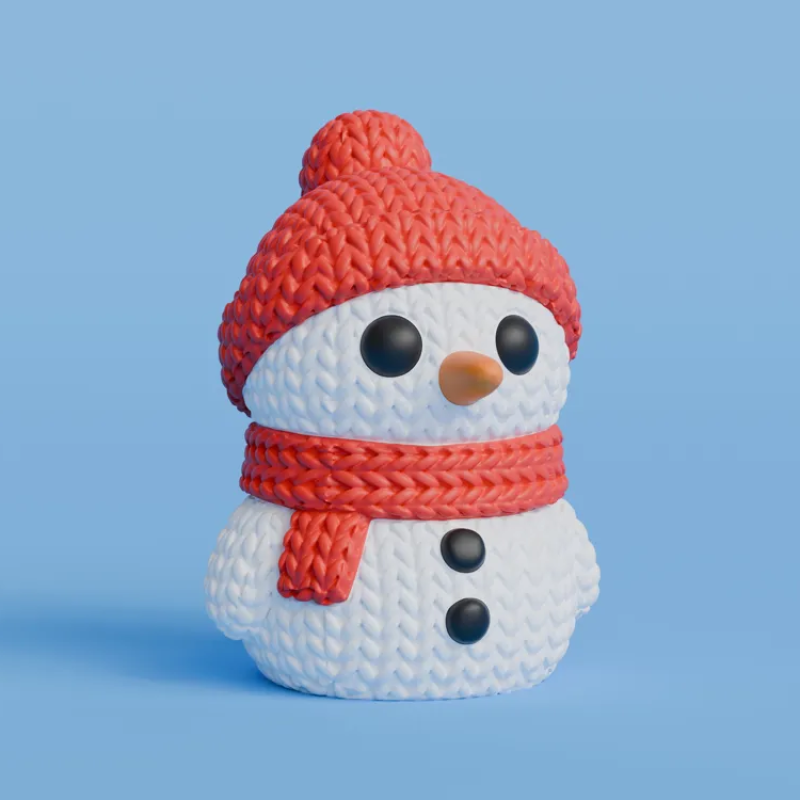 Gebreide Sneeuwpop